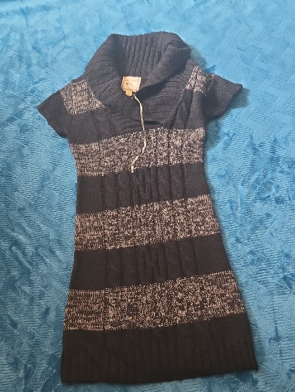 Pink Rose Sweater Dress